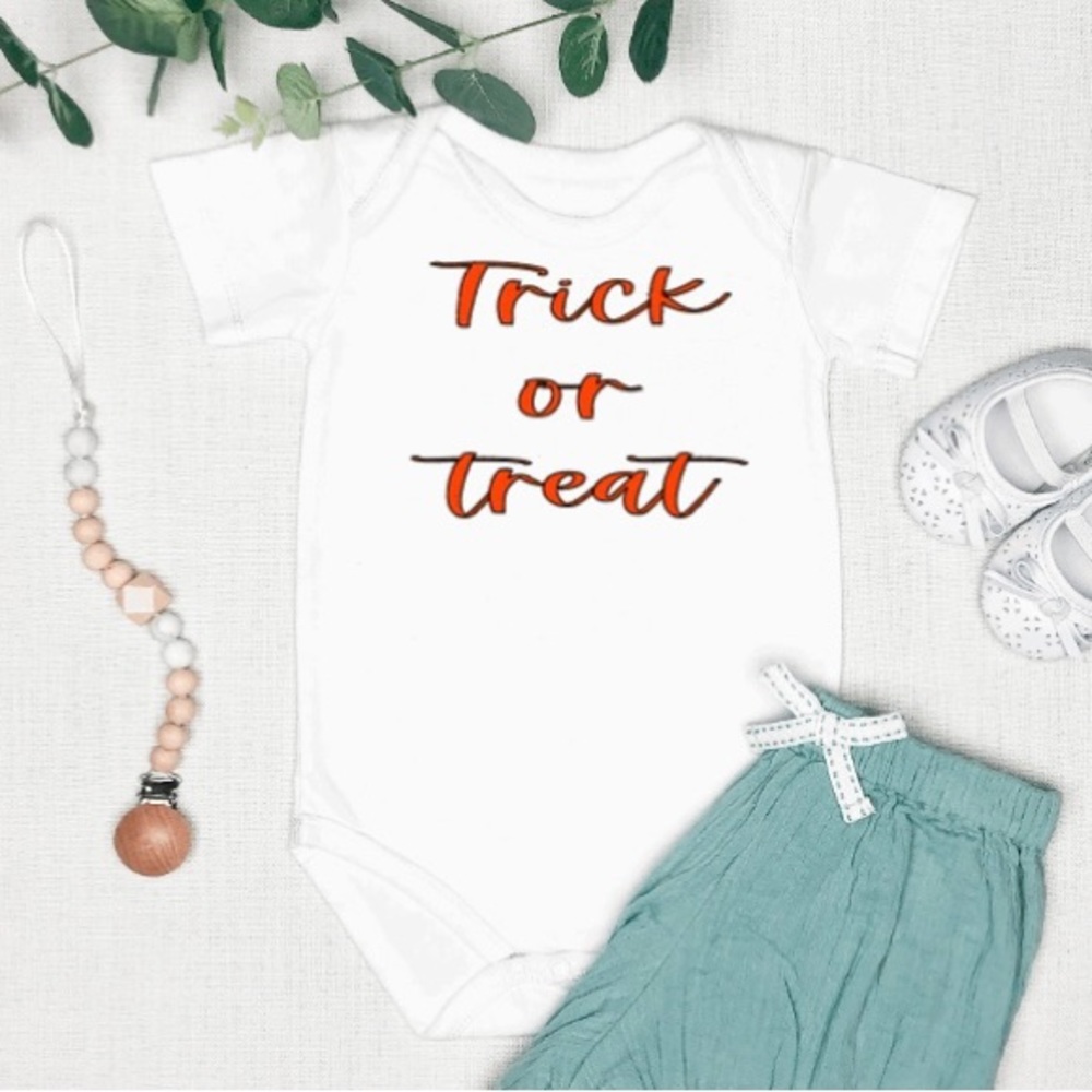 Truck or treat onesie